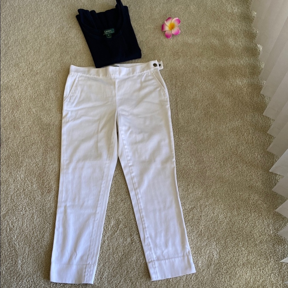 Ralph Lauren White Women's Pants, 2P